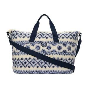 New Victorias Secret Weekender‎ Plush Sherpa Bag Tote Cozy